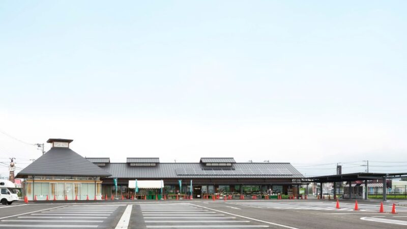 道の駅「足柄・金太郎のふるさと」の外観