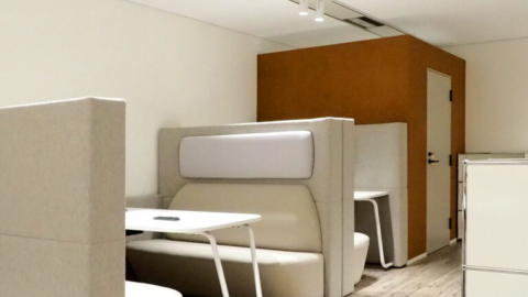 個人の集中とチームの連携を両立できるレイアウト