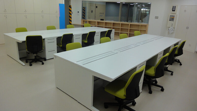 協働学習や面談、少人数指導にも活用しやすい空間