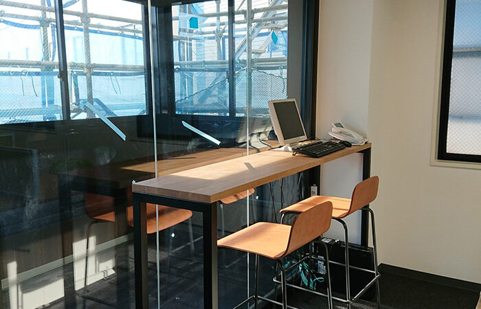 オープンな環境のハイカウンター