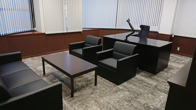 打ち合わせや意思決定に適した役員応接室