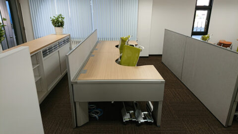 開放感のあるワークスペース