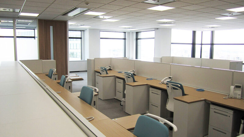 個々の作業に集中できるワークスペース