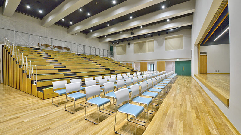 講演・発表会・地域イベントに対応できるホール