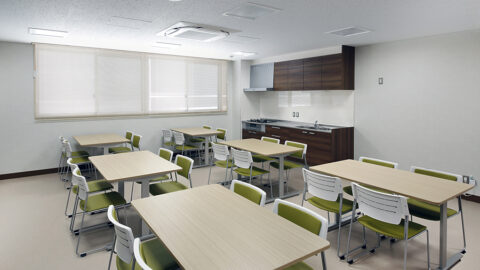 ワークショップなど幅広い用途に対応するスペース