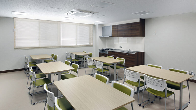 ワークショップなど幅広い用途に対応するスペース